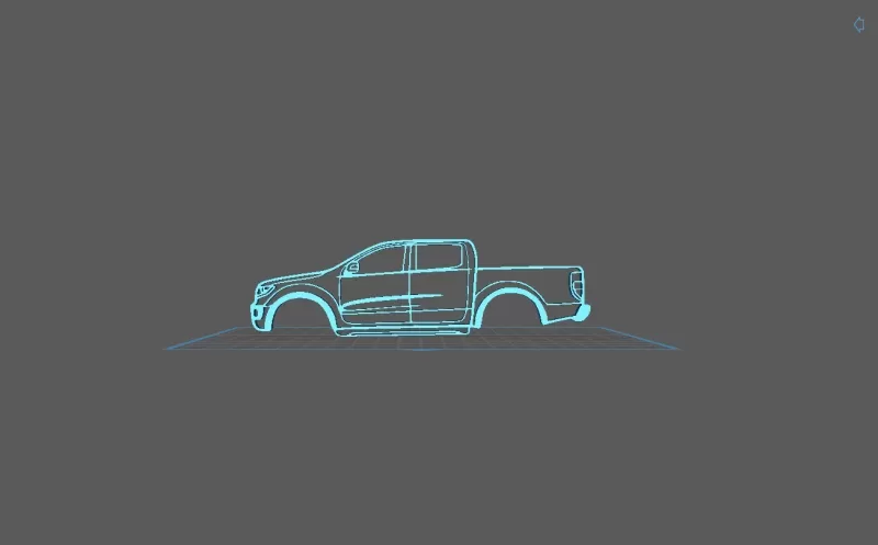 Ford - Ranger 2019 Wall Art - Model preview 1