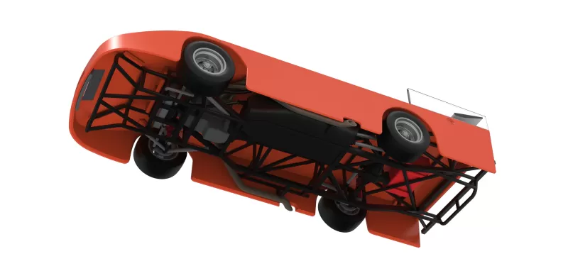 Vintage Asphalt Outlaw Super late model 1:25 - Model preview 3