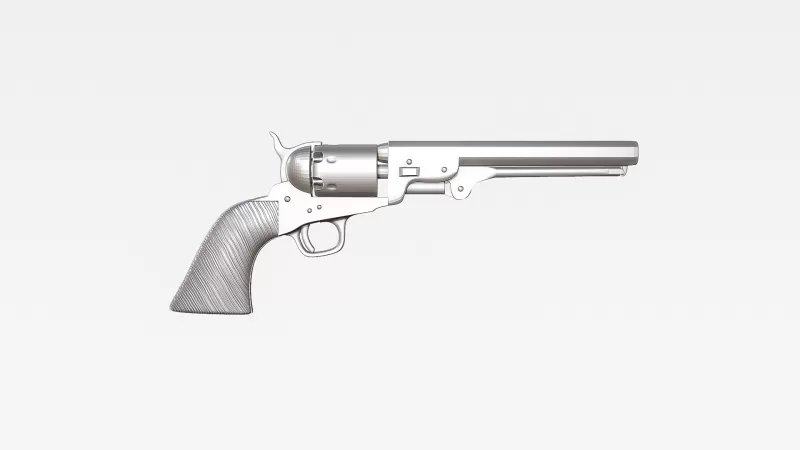 Colt Navy 1851 #RoZ - Model preview 3