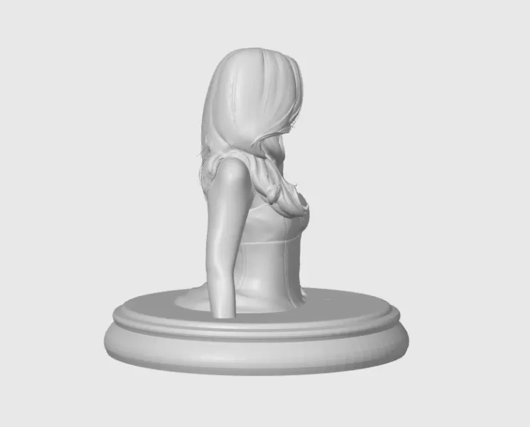 Catherine Zeta-Jones 3D Bust - Model preview 6