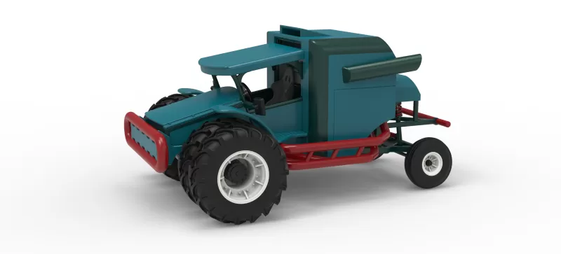 Racing Combine Harvester Version 2 Scale 1:25 - Model preview 1