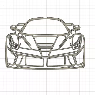 Voiture de Sport - Wall Art