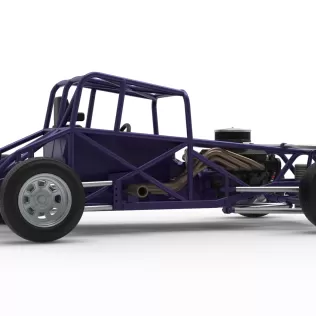 Canadian vintage modified stock car Base Scale 1:25 - Model thumbnail 21