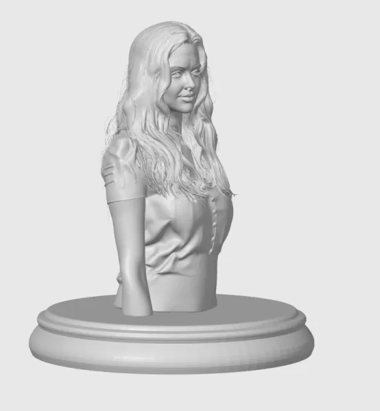 Amanda Seyfried 3D Bust Print - Model preview 3