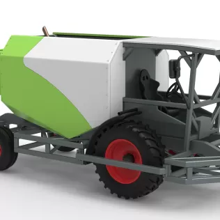 Racing Combine Harvester Scale 1:25 - Model thumbnail 21