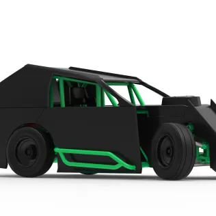 Mod Lite Race car while turning Scale 1:25 - Model thumbnail 25