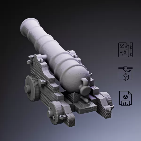 Pirate Cannon #RoZ - Model preview 8