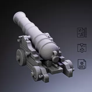Pirate Cannon #RoZ - Model thumbnail 8