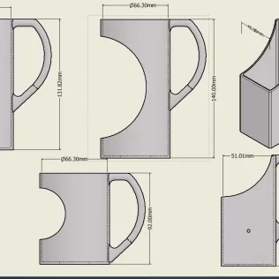 3D Printable Can and Juice Box Holder Files (STL) - Model thumbnail 3
