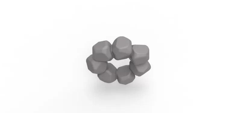 Stone cock ring - Model preview 4