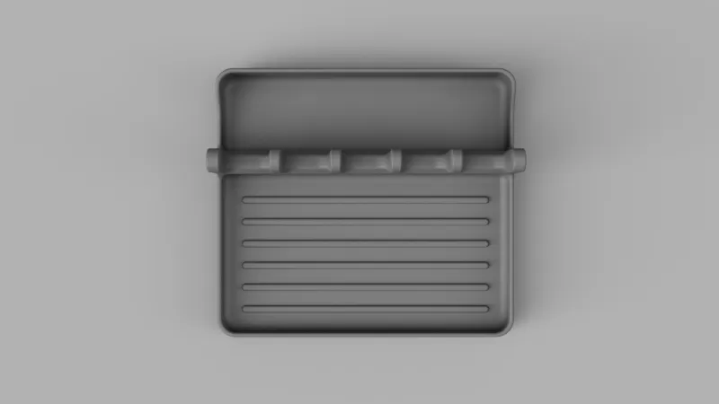 Kitchen Spatula Drain Tray - Model preview 2