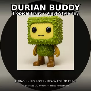 Kitbash Toy Heroes – High-Poly Character Pack (7 Figures) - Model thumbnail 4