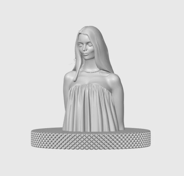 Anya Taylor-Joy 3D Bust Print - Model preview 7