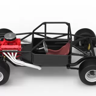 Vintage Semi-Late Model Stock Car Base Scale 1:25 - Model thumbnail 10