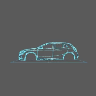 Mercedes - AMG GLA 45 X156 Wall Art