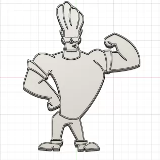 Johnny Bravo - Wallart