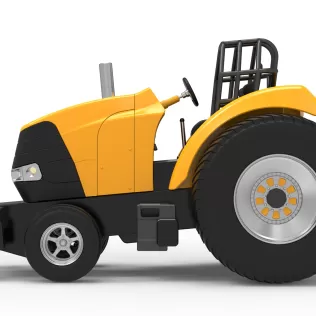 Fun short Pro Stock Pulling Tractor Version 5 Scale 1:25 - Model thumbnail 7