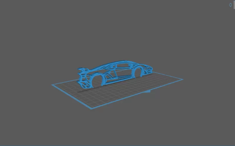 Lamborghini - Aventador SVG Wall Art - Model preview 1