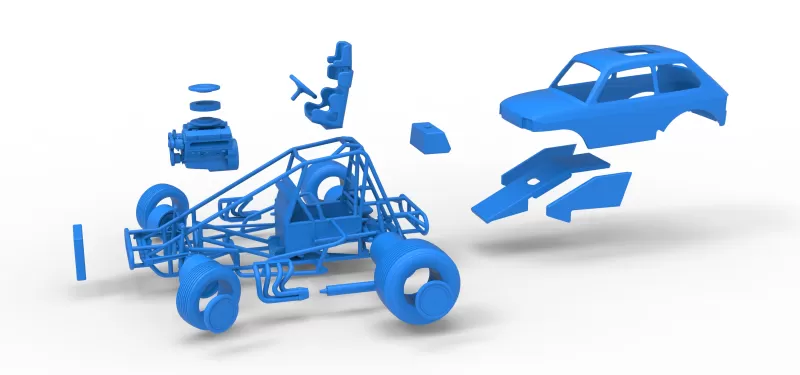 Super rod Version 2 while turning Scale 1:25 - Model preview 28