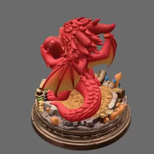 Love Dragon STL File for 3D Printing - Model thumbnail 4