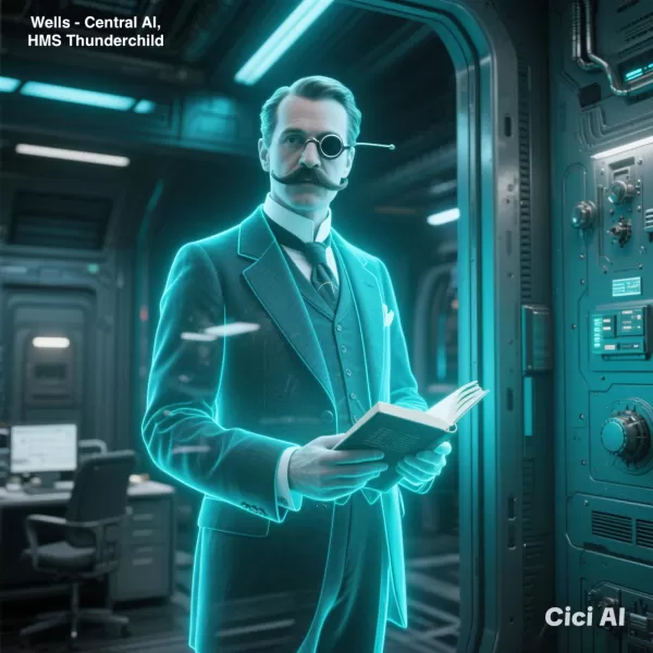 HMS Thunderchild AD01 Ship's Badge Wall Plaque - Model preview 8