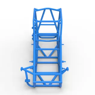 Frame of Silver Crown Car Version 3 Scale 1:25 - Model thumbnail 6