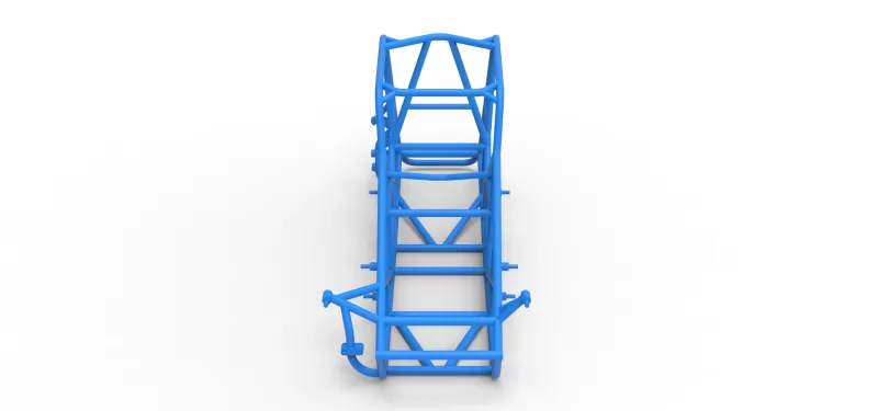Frame of Silver Crown Car Version 3 Scale 1:25 - Model preview 6