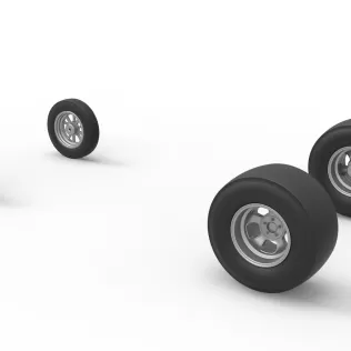 Wheel Set of Gasser Version 2 Scale 1:25 - Model thumbnail 6
