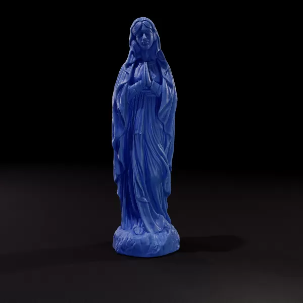 Virgin Mary Statue 3D Print Model - Model preview 1