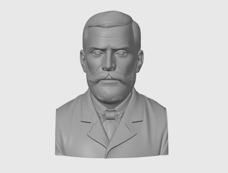 Zahari Stoyanov 3D STL (Захари Стоянов) - Model preview 2