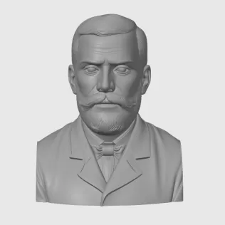 Zahari Stoyanov 3D STL (Захари Стоянов) - Model thumbnail 2