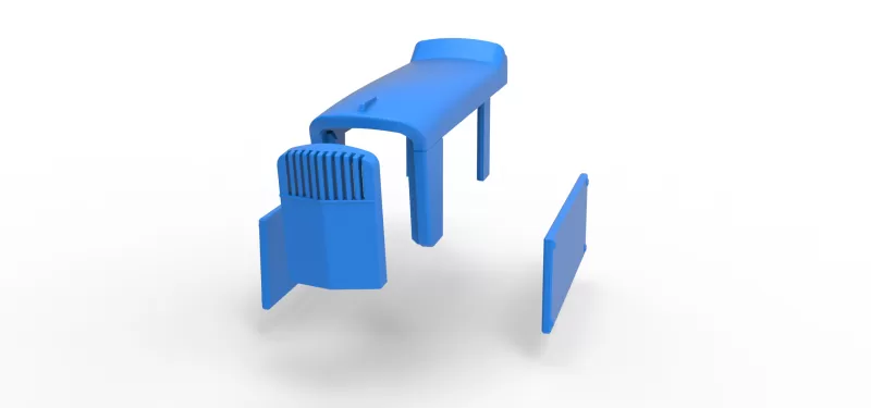 Hood of Pulling tractor Version 2 Scale 1:25 - Model preview 16
