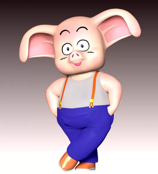 Oolong - Dragon Ball - Model preview 3