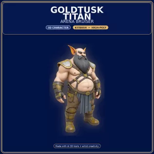 Stylized Elf Hero Pack – 10 Character Variants | Kitbash | - Model thumbnail 14