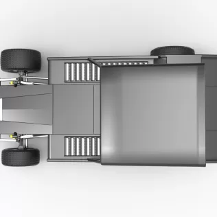 Vintage Dirt Modified stock car Version 6 Scale 1:25 - Model thumbnail 11