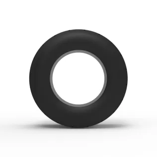 Vintage dirt tire Version 6 Scale 1:25 - Model thumbnail 5