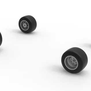 Wheel Set of Quarter Midget Scale 1:16 - Model thumbnail 9