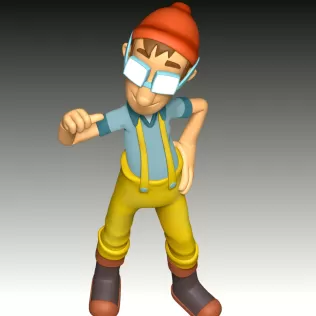 Captain Turbot Fan Art - Model thumbnail 6
