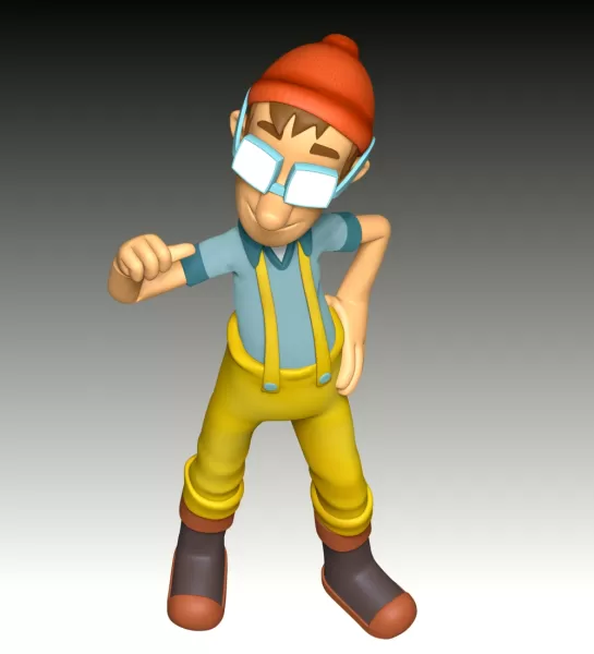 Captain Turbot Fan Art - Model preview 6