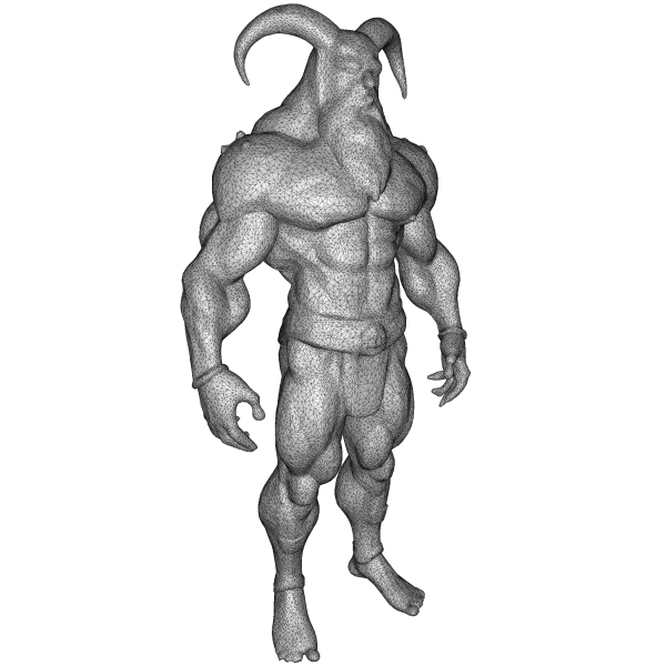 Mythic Horned Guardians – Fantasy Character Collection Kitbash - Model preview 7