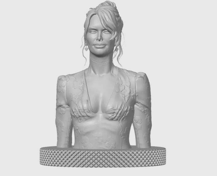 Lena Headey 3D Bust Print - Model preview 3