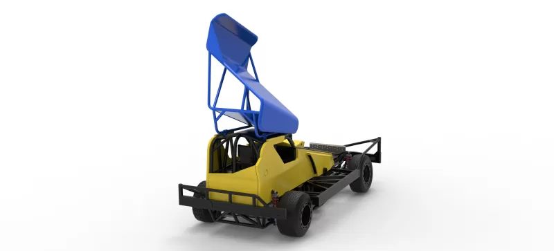 BriSCA Formula 1 Stock Car for Dirt Version 2 Scale 1:25 - Model preview 18