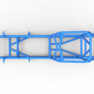 Frame of Vintage Sprint car Version 2 Scale 1:25 - Model thumbnail 8