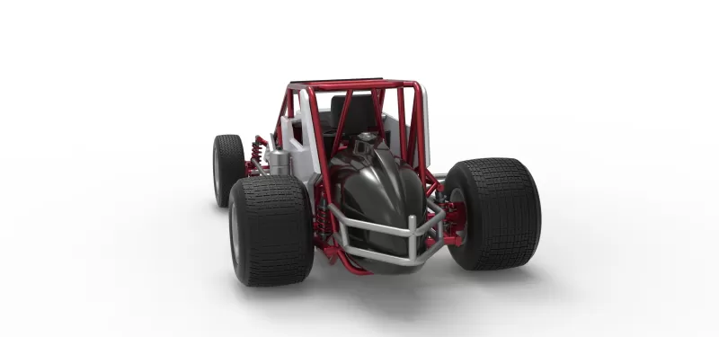 Dirt Silver Crown Car Scale 1:25 - Model preview 14