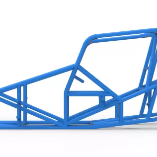 Frame of Silver Crown Car Version 3 Scale 1:25 - Model thumbnail 7