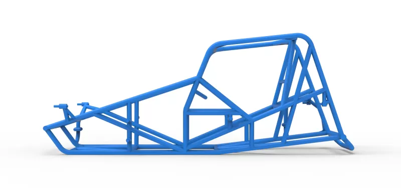 Frame of Silver Crown Car Version 3 Scale 1:25 - Model preview 7