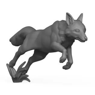 Fox Jumping Pose