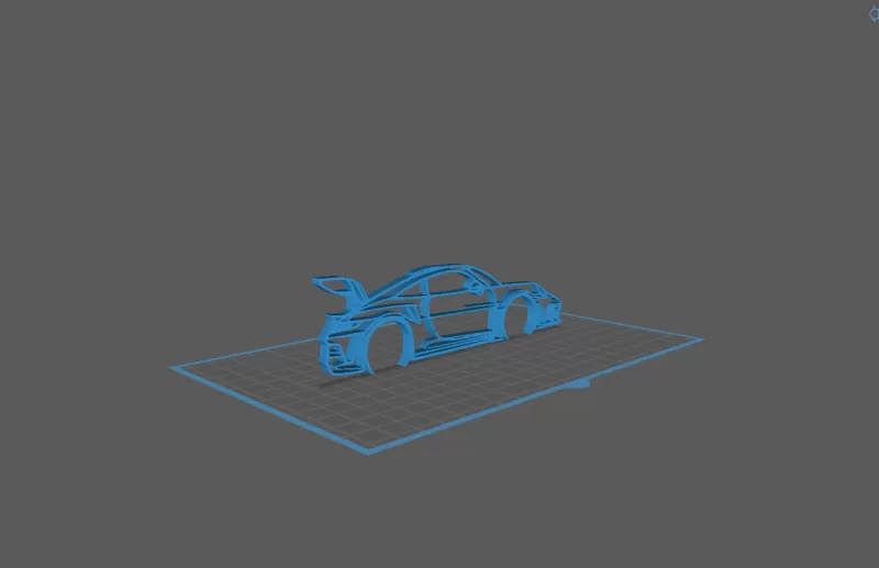 Porsche - 992 GT3 RS Wall Art - Model preview 1