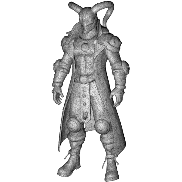 Mythic & Mech Character Collection – High-Poly Kitbash 3D Model - Model preview 21