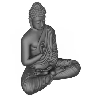 Lord Buddha Statue - Model thumbnail 4